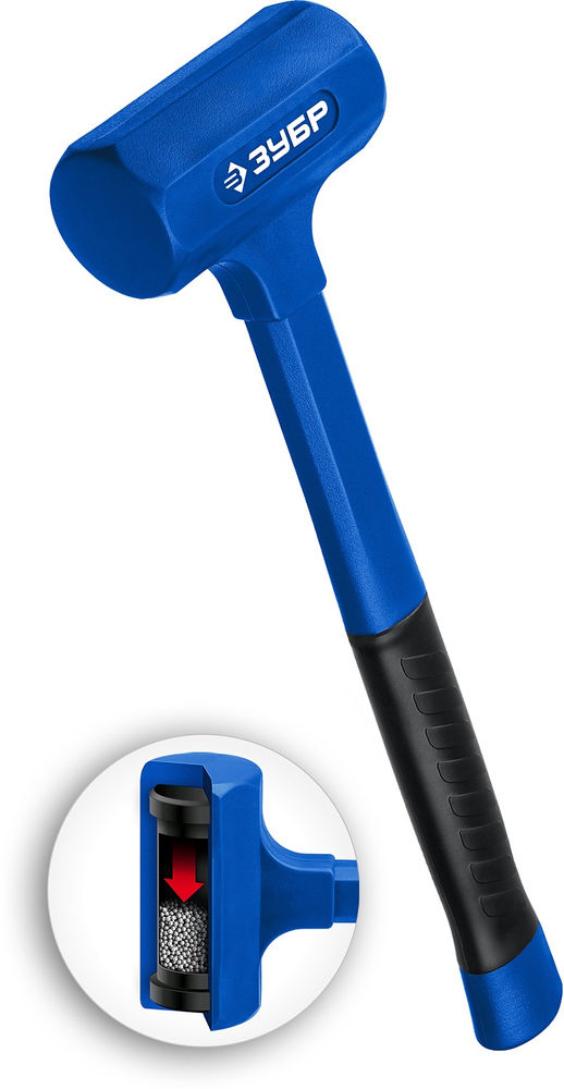 Молоток безынерционный 42 мм, 450 г ЗУБР БМО Профессионал 2049-450