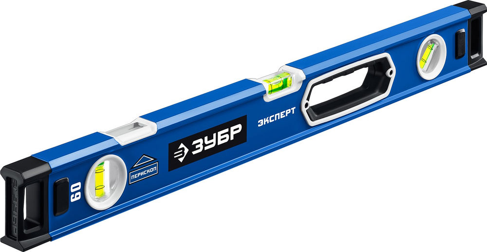 Уровень с усиленным профилем ЭКСПЕРТ 600 мм, с зеркальным глазком ЗУБР Профессионал 34570-060