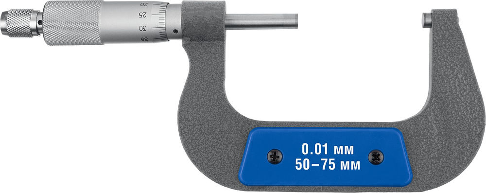 Микрометр механический гладкий МК 75, 50 - 75 мм ЗУБР Профессионал 34480-75_z02