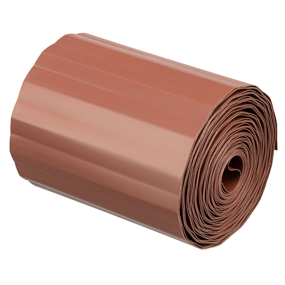 Бордюрная лента, 15 х 900 см, полипропиленовая, коричневая, Palisad (64484)