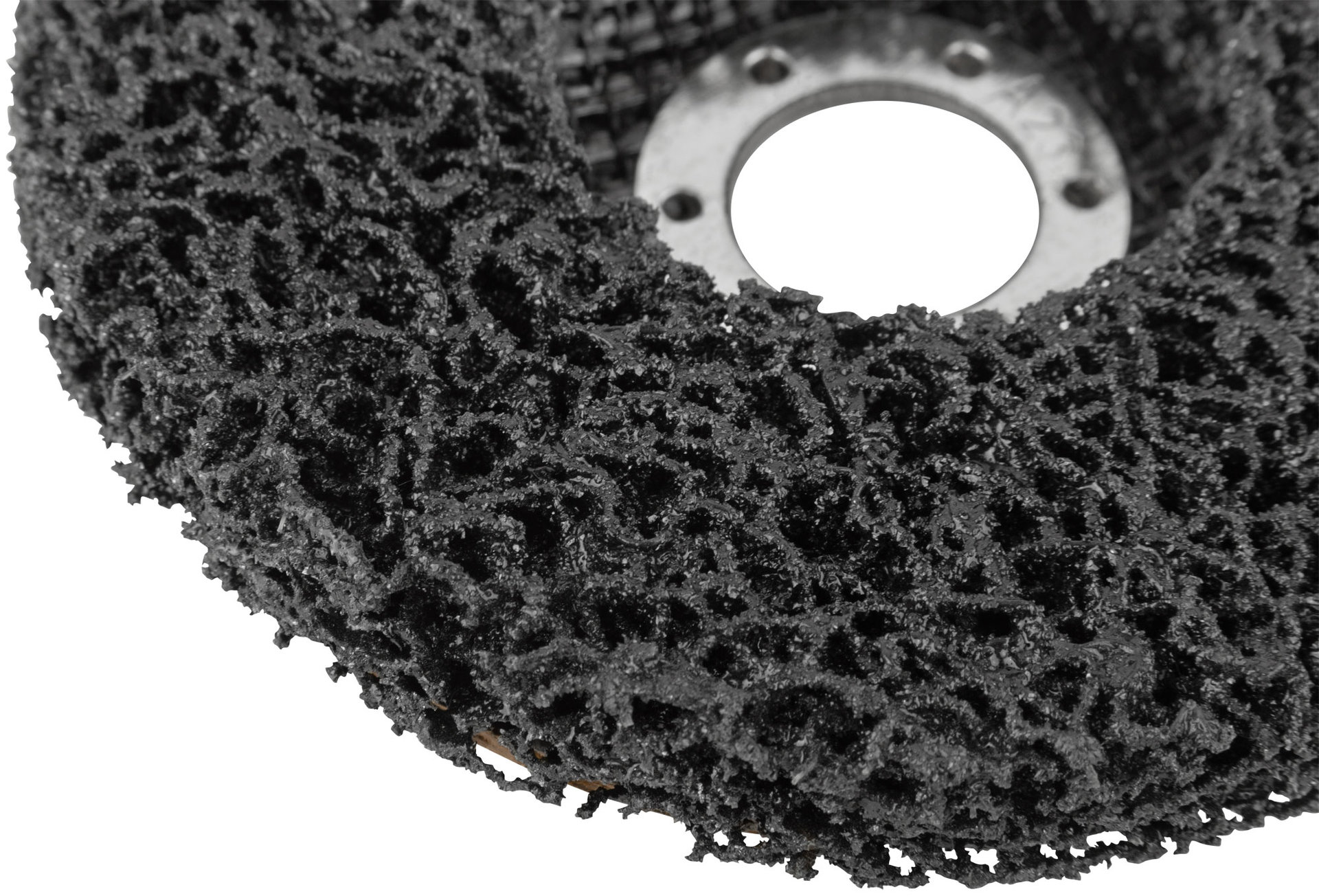 Диск зачистной полимерный, черный, посадочный диаметр 22,2 мм, 125 мм (39609)