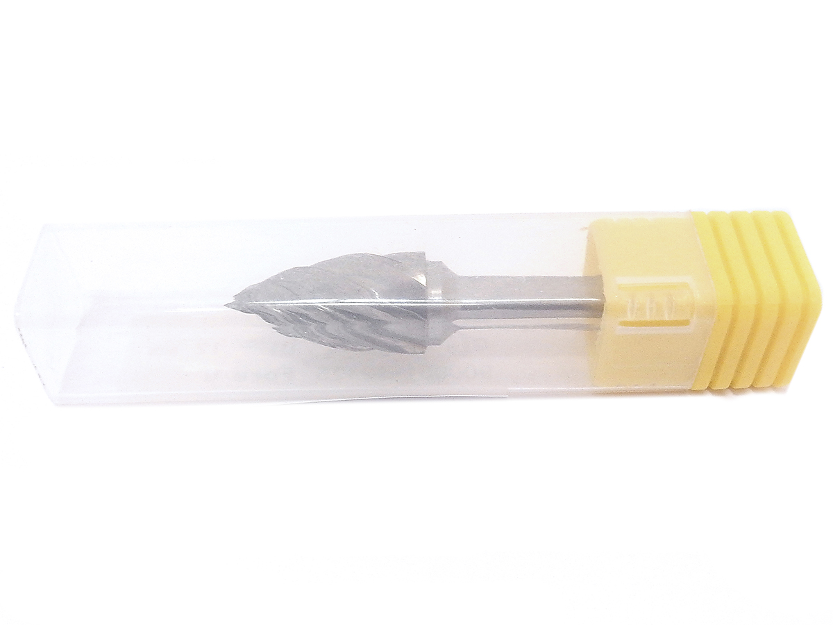 Борфреза параболическая с заостренным концом 12x25x69 мм, VHM, AL, форма G (серия 900651) GARWIN INDUSTRIAL 900651-122569