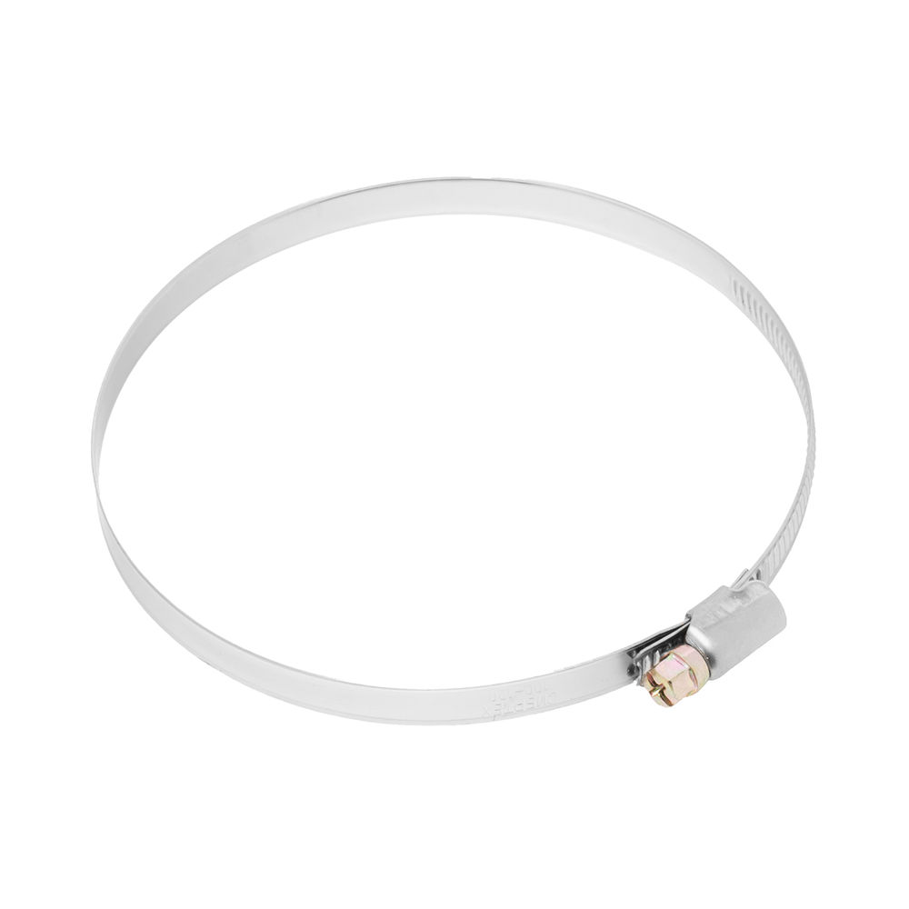 Хомуты нержавеющая сталь, Стандартное болтовое крепление 100-120 мм, 25 штук в упаковке, ширина 9 мм Сибртех (47589)