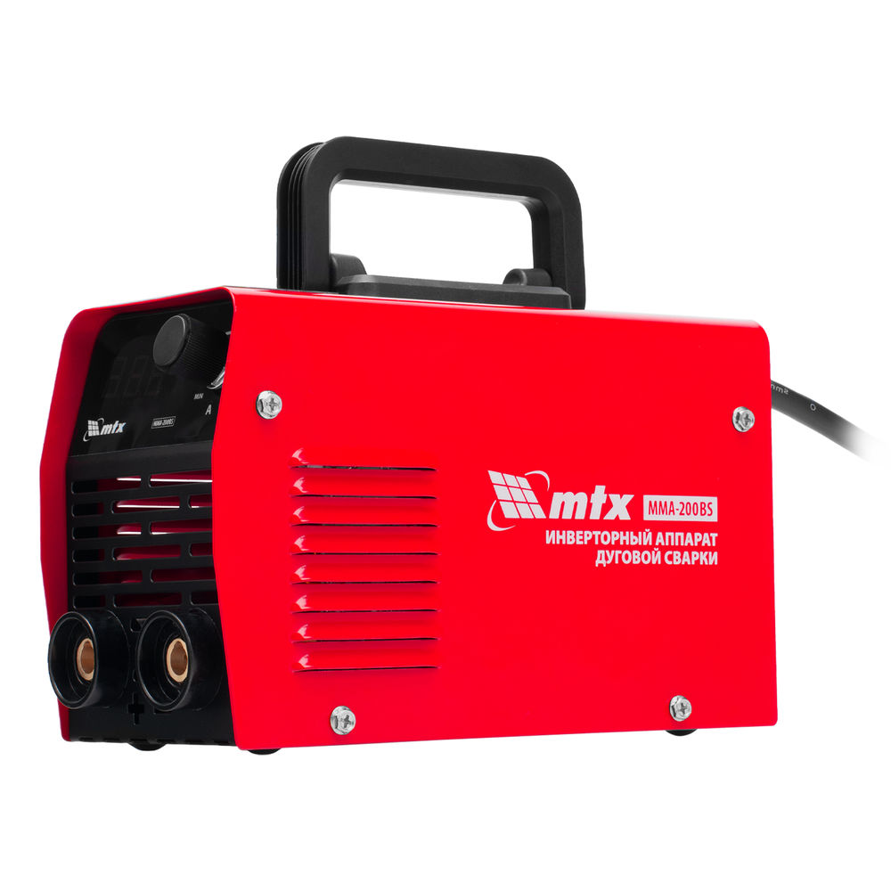 Инверторный аппарат дуговой сварки MMA-200BS, 200 А, ПВ 60% MTX (94398)