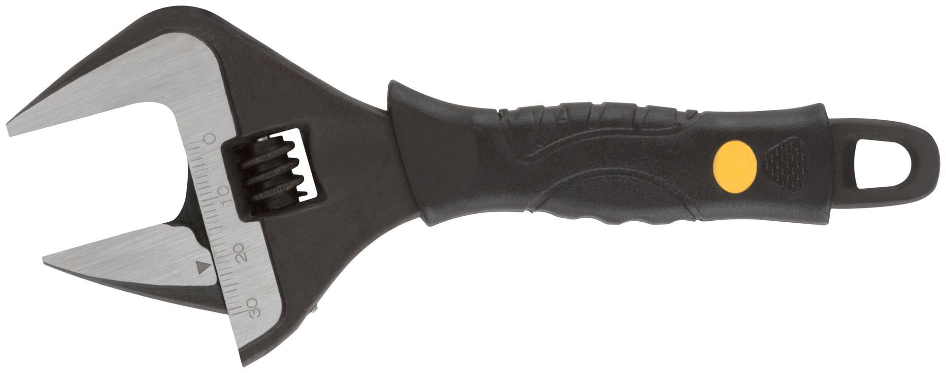 Ключ разводной Контур, узкие губки, шкала, экстра увелич.захват, ПВХ накладка на ручку 150 мм ( 34 мм )