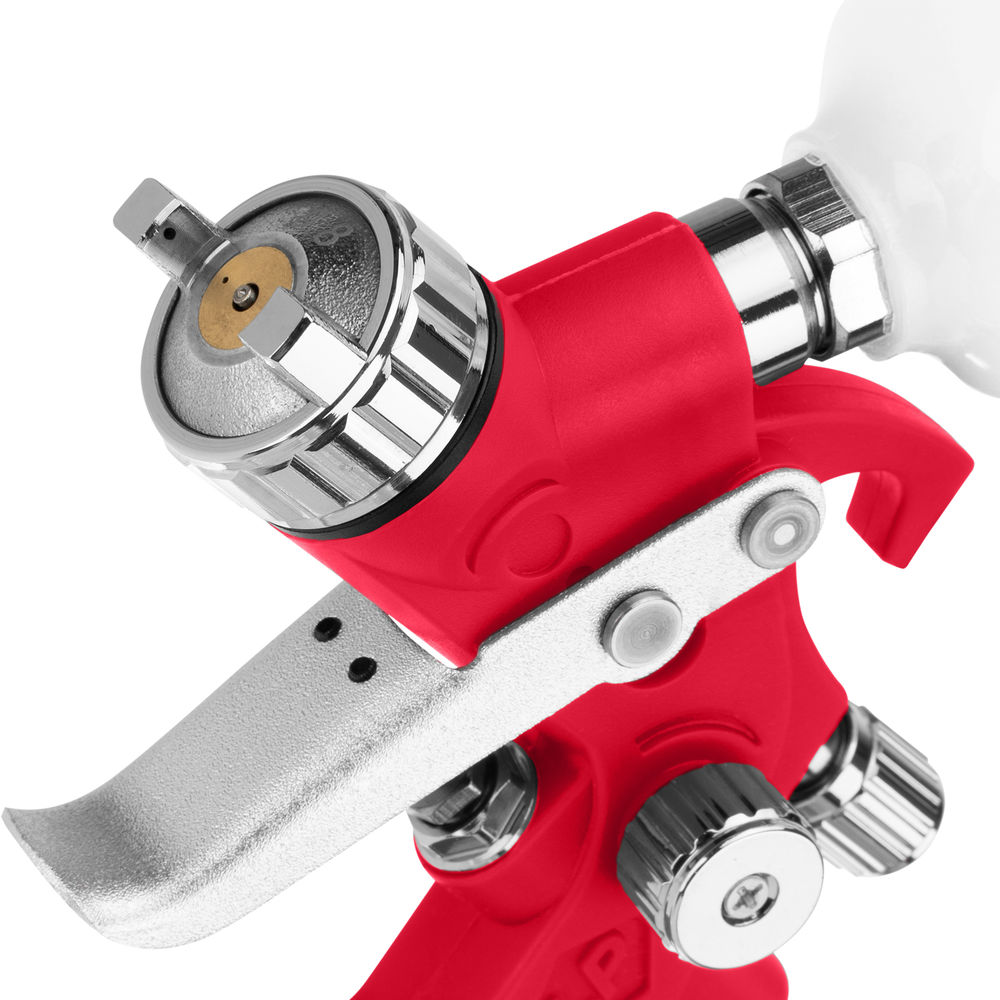 Краскораспылитель HVLP пневмат. с верхним бачком V= 0,1 л, сопло диаметром 0.8 мм Matrix (57325)