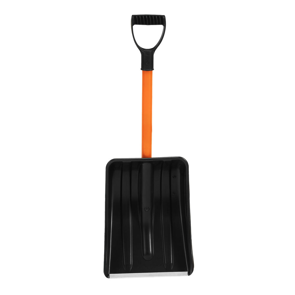 Лопата для уборки снега полипропиленовая, 275х365х790 мм, стальной черенок, Stels (61654)