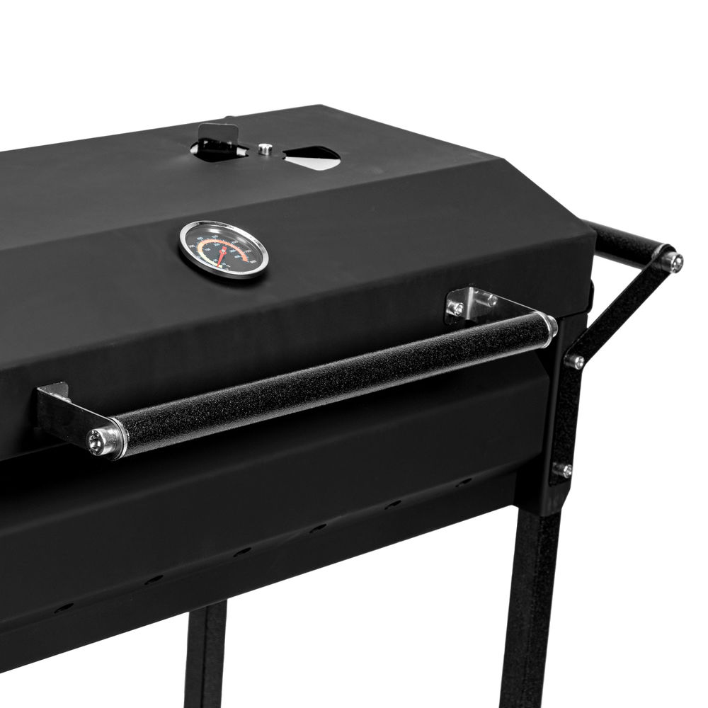 Мангал сварной на колесах, 662 х 390 х 152/805 мм, сталь 2 мм, кочерга в комплекте, Camping Palisad (69686)