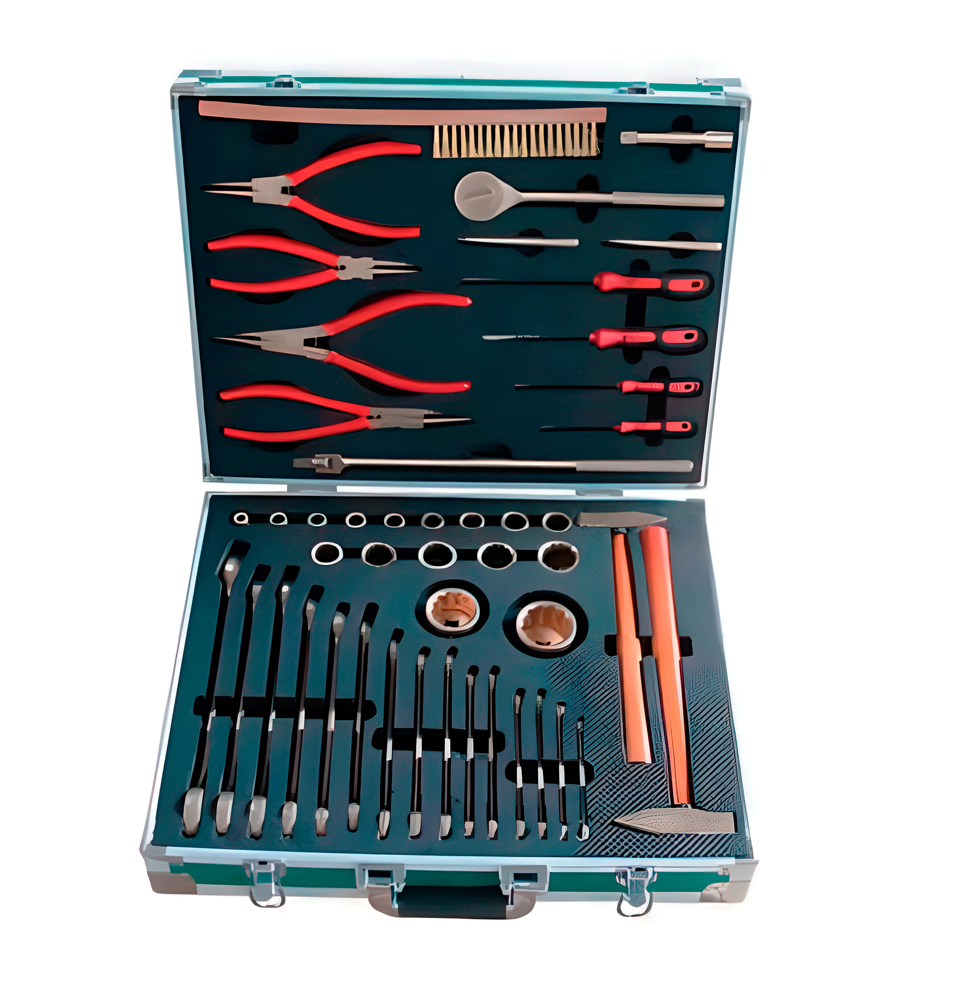 Набор взрывобезопасного инструмента (47 предметов) AlCu No.AA17-47, HORTZ