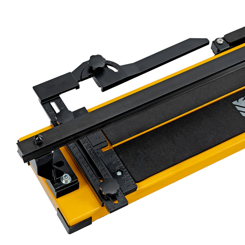 Плиткорез рельсовый 600х16мм, каретка на подш., стальная станина, усил. рукоятка-пенал Denzel (877014)