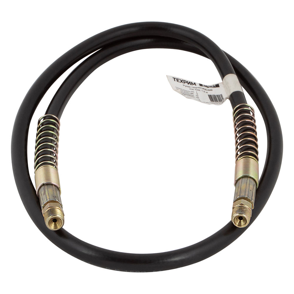 Рукав гидравлический;700 бар; 1,8 м; 3/8, ТЕХРИМ, РВД-07-38-18