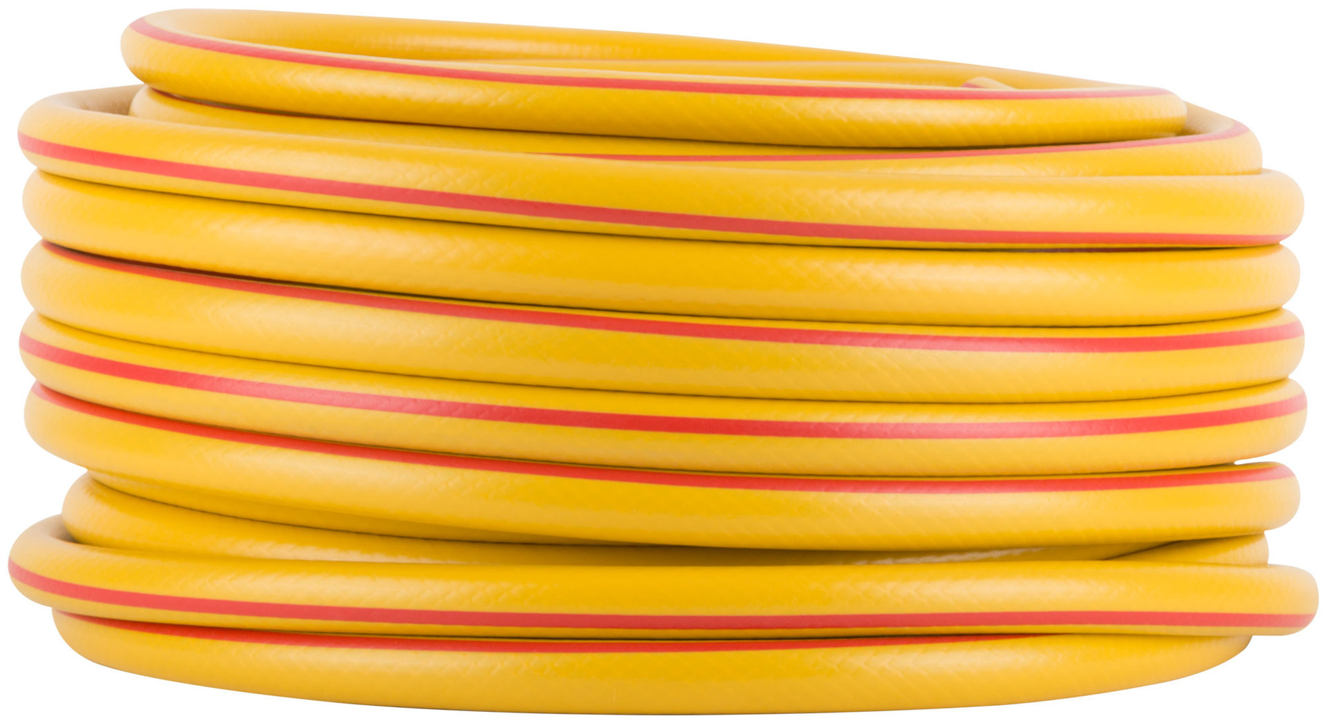 Шланг поливочный трехслойный армированный, желтый 1/2 х 2,0 мм х 25 м (76315)