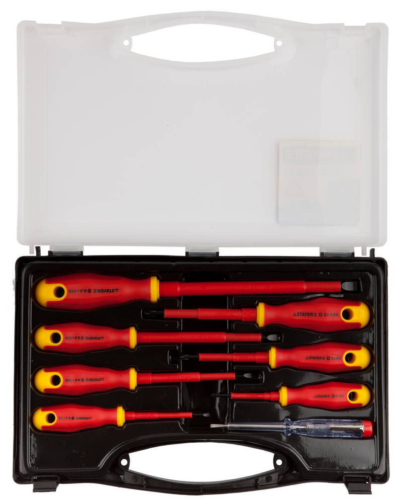 Набор диэлектрических отверток 8 предм. Electro Professional STAYER 25145-H8