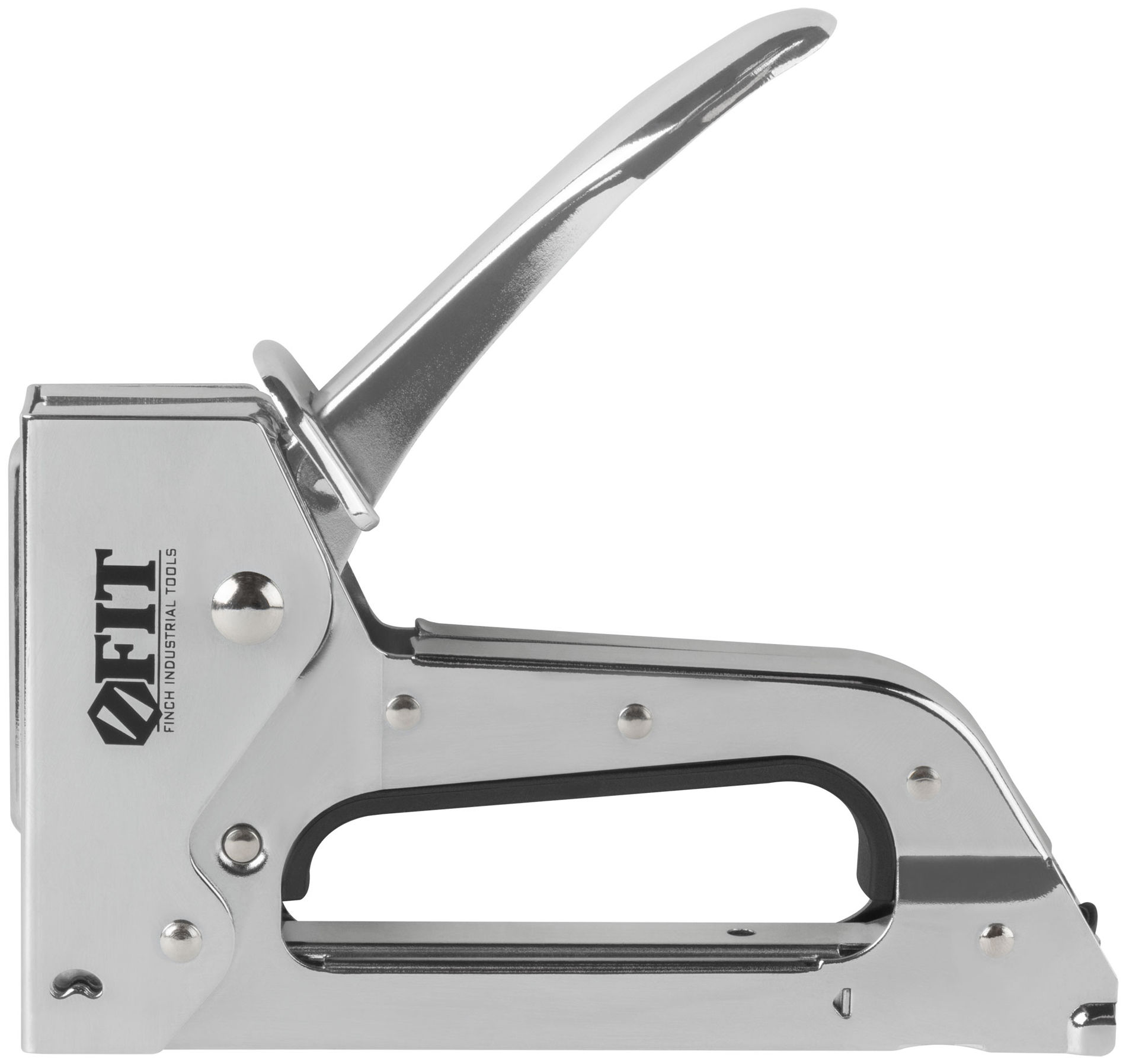 Степлер для узких скоб тип 53 6-10 мм, рессорный механизм, металлический корпус (32110)