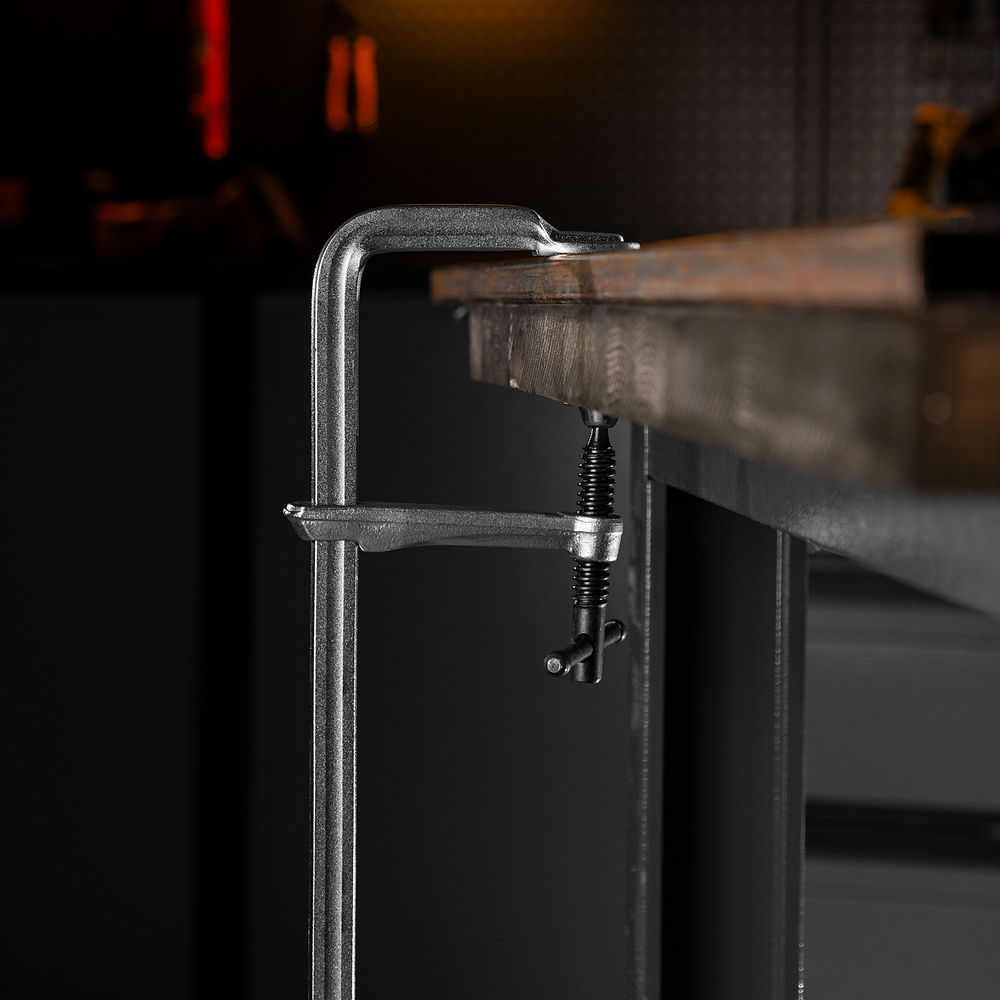 Струбцина F-образная, 100x600мм, кованая Denzel (20472)