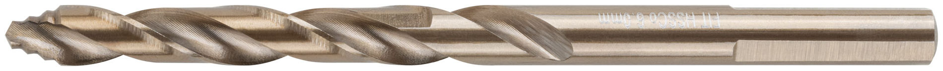 Сверло по металлу HSS, кобальт 5% Профи, ступенчатая заточка наконечника, блистер 6,0х93 мм ( 1 шт.) (33870)