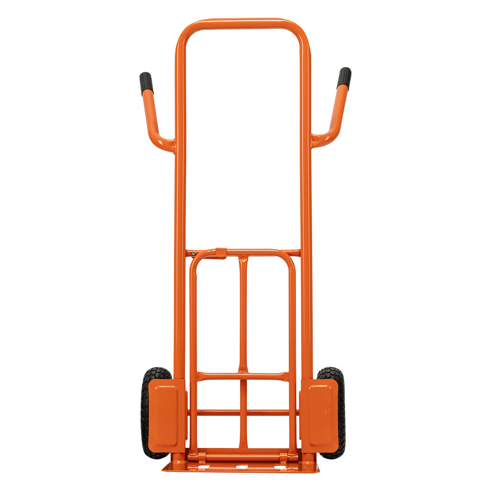 Тележка ручная двухколесная TTP2-01.00.000, грузоподъемность 190 кг, пневматические колеса d 260 мм, платформа 580 х 290 мм Сибртех