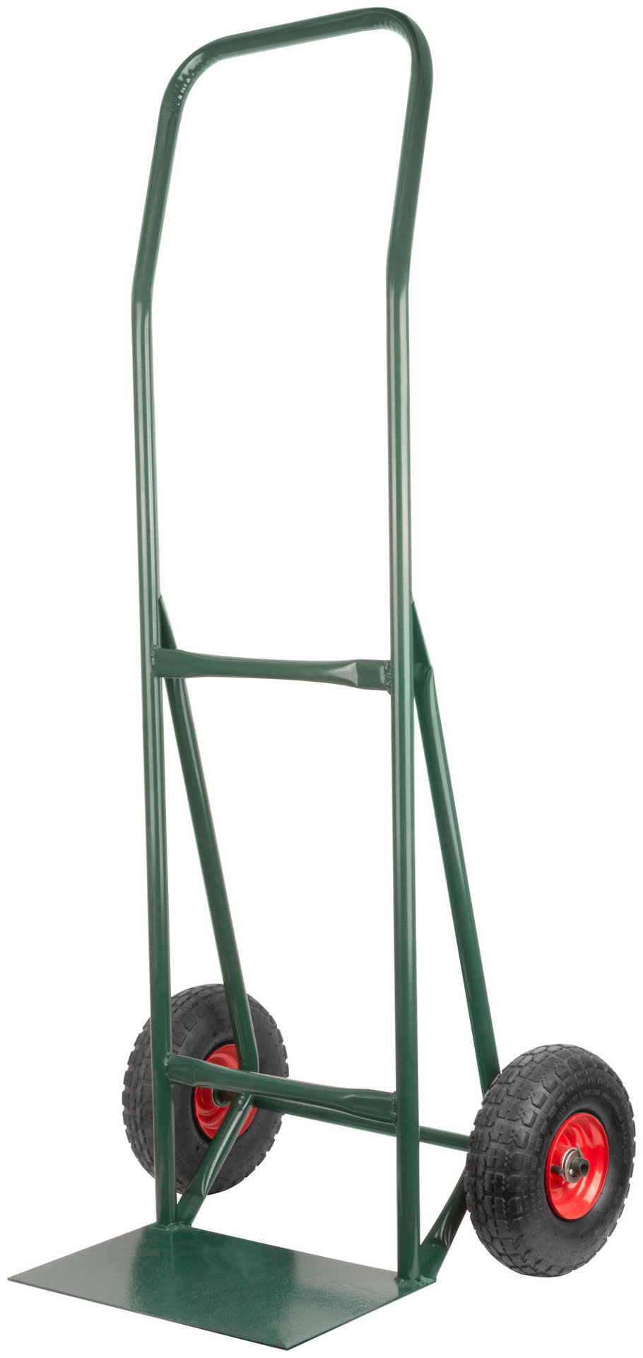 Тележка складская двухколесная, грузоподъемность 130 кг, платформа 400х250 мм (65473)