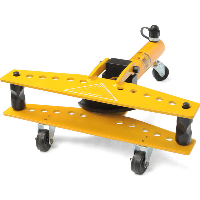 Трубогиб гидравлический в комплекте с внешним насосом, 1/4 — 1; 10 т, ТЕХРИМ, 816510-1-1