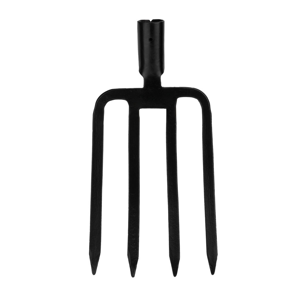 Вилы 4-х рогие, огородные, 180х280 мм, кованые, без черенка, Сибртех (638212)