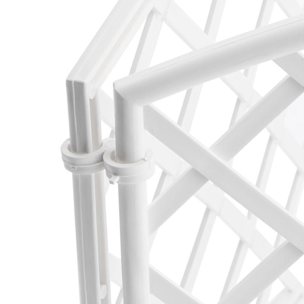 Забор декоративный Сетка, 24 х 320 см, белый, Palisad (65021)