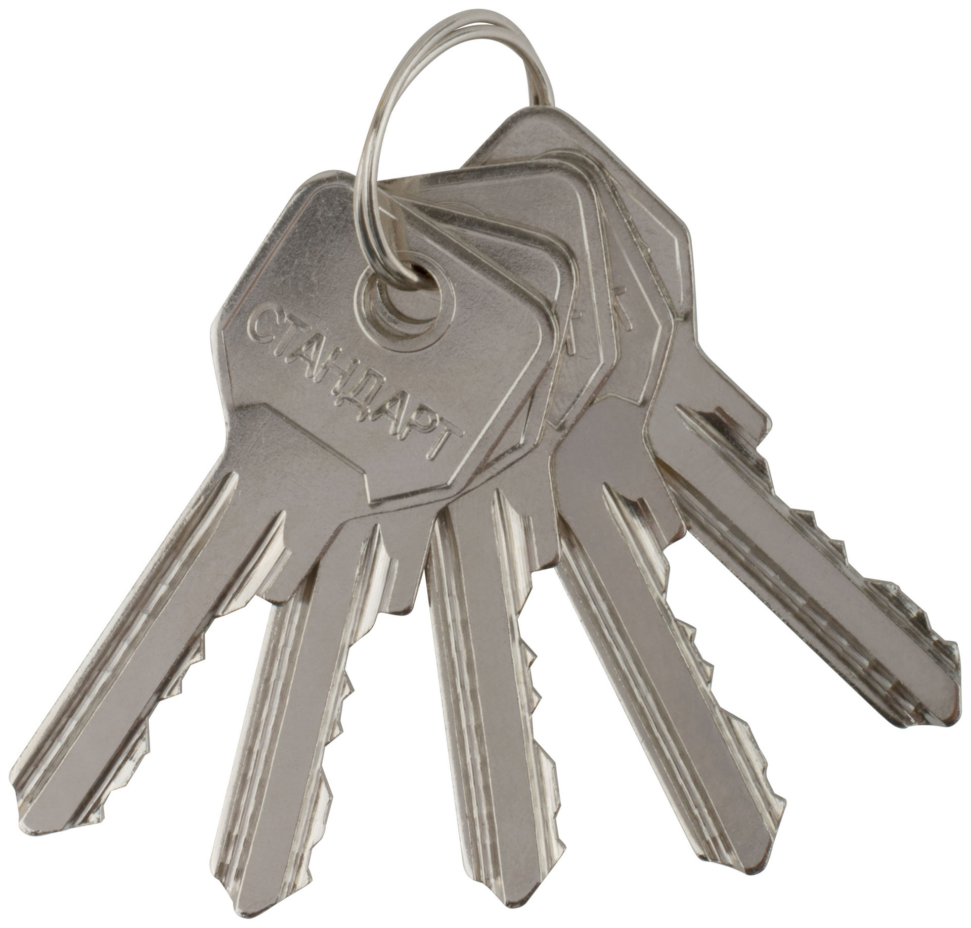 Замок врезной с ручками Стандарт ЗВ4-7.03С, золото (66999)