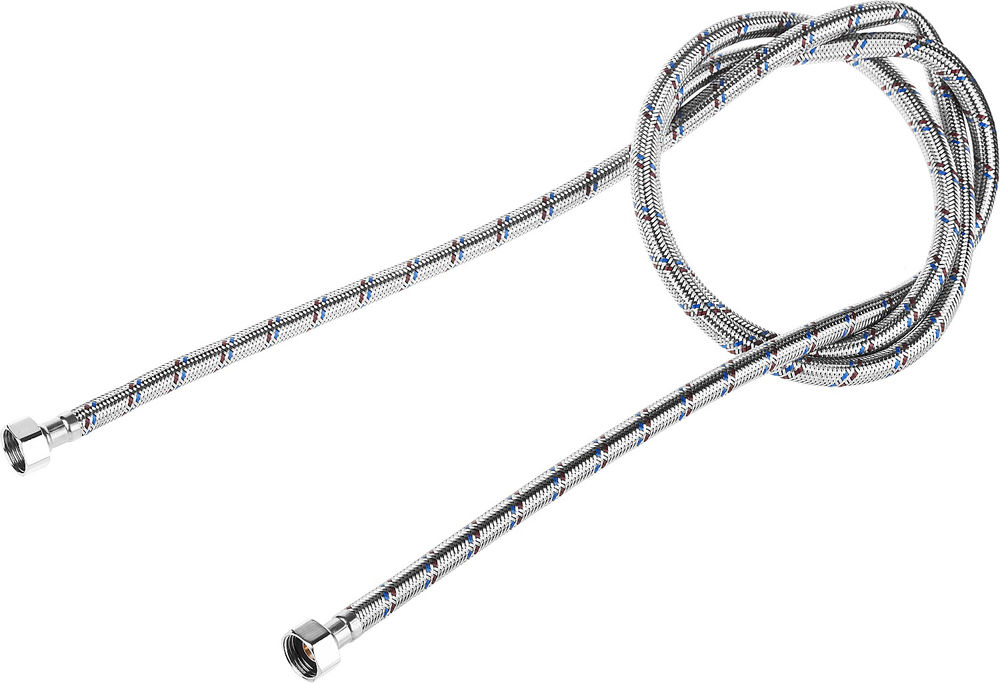 Подводка гибкая для воды 1/2 2 м гайка-гайка ЗУБР 51005-G/G-200