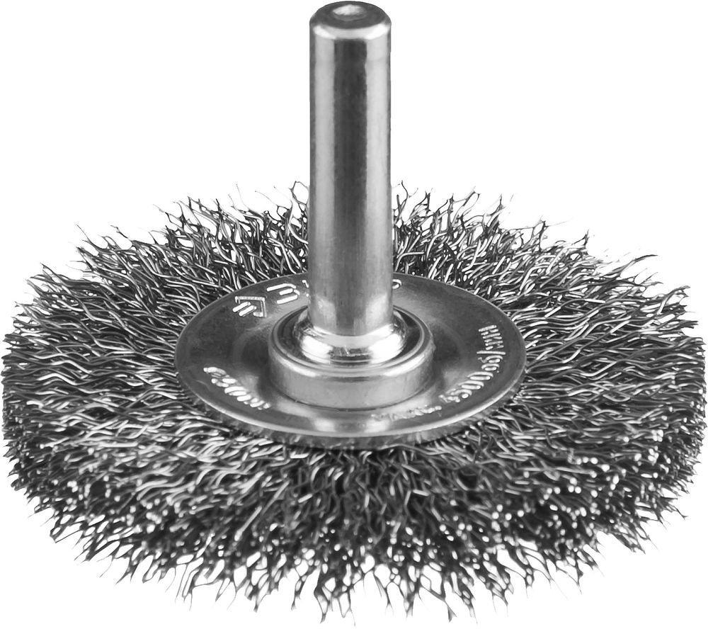 Щетка дисковая для дрели 50 мм, витая стальная проволока 0.3 мм ЗУБР Профессионал 35198-050_z02