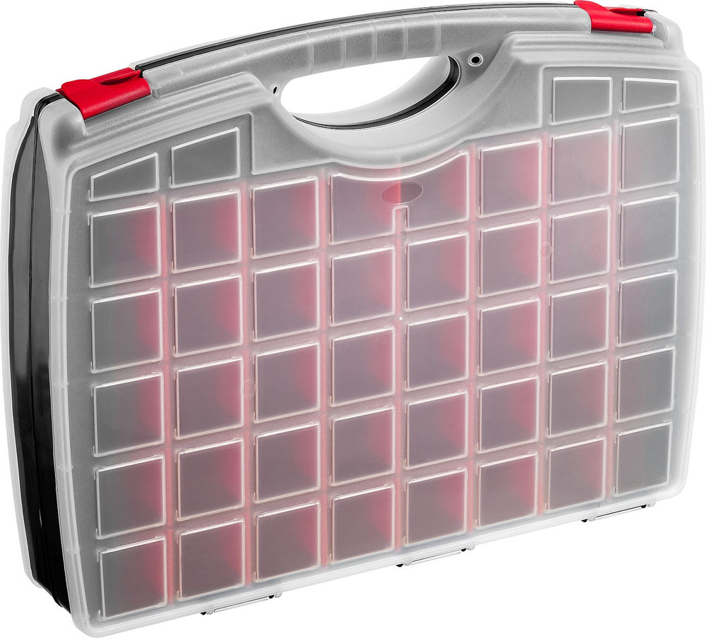 Органайзер 425 х 330 х 85 мм двухсторонний с 80 ячейками ЗУБР ДОН-80 38036-80