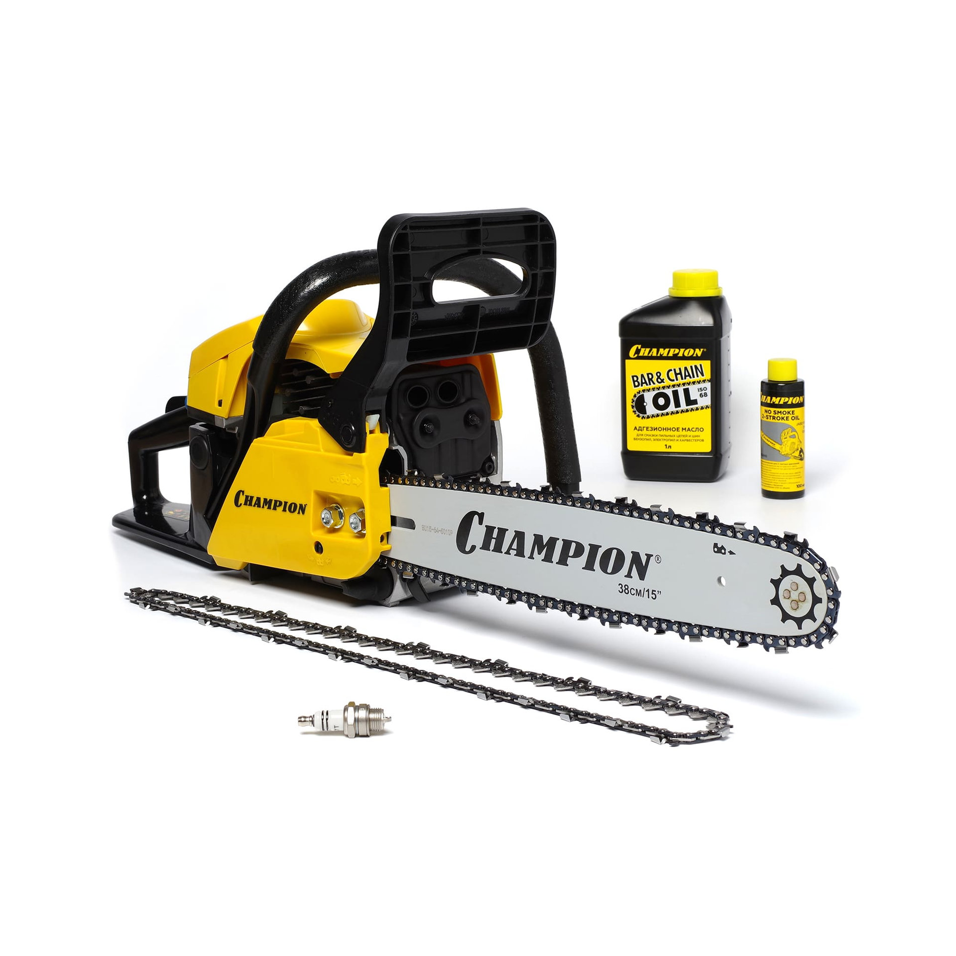 Бензопила CHAMPION 251-15-0,325-1,3-64 (2,3кВт 50,8см? легкий старт 5,6кг) 251-15