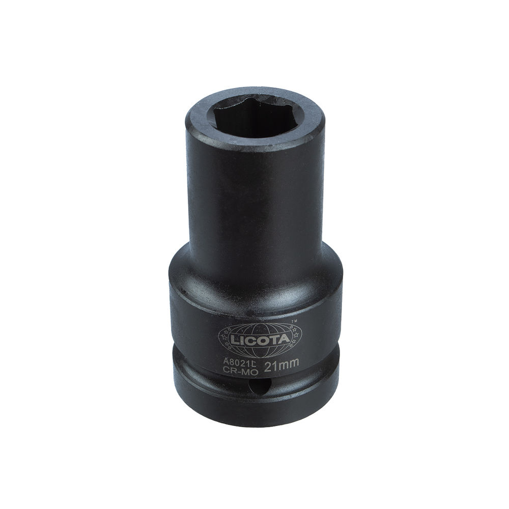 Головка торцевая ударная глубокая 21 мм 6-гранная 1 Licota A8021L