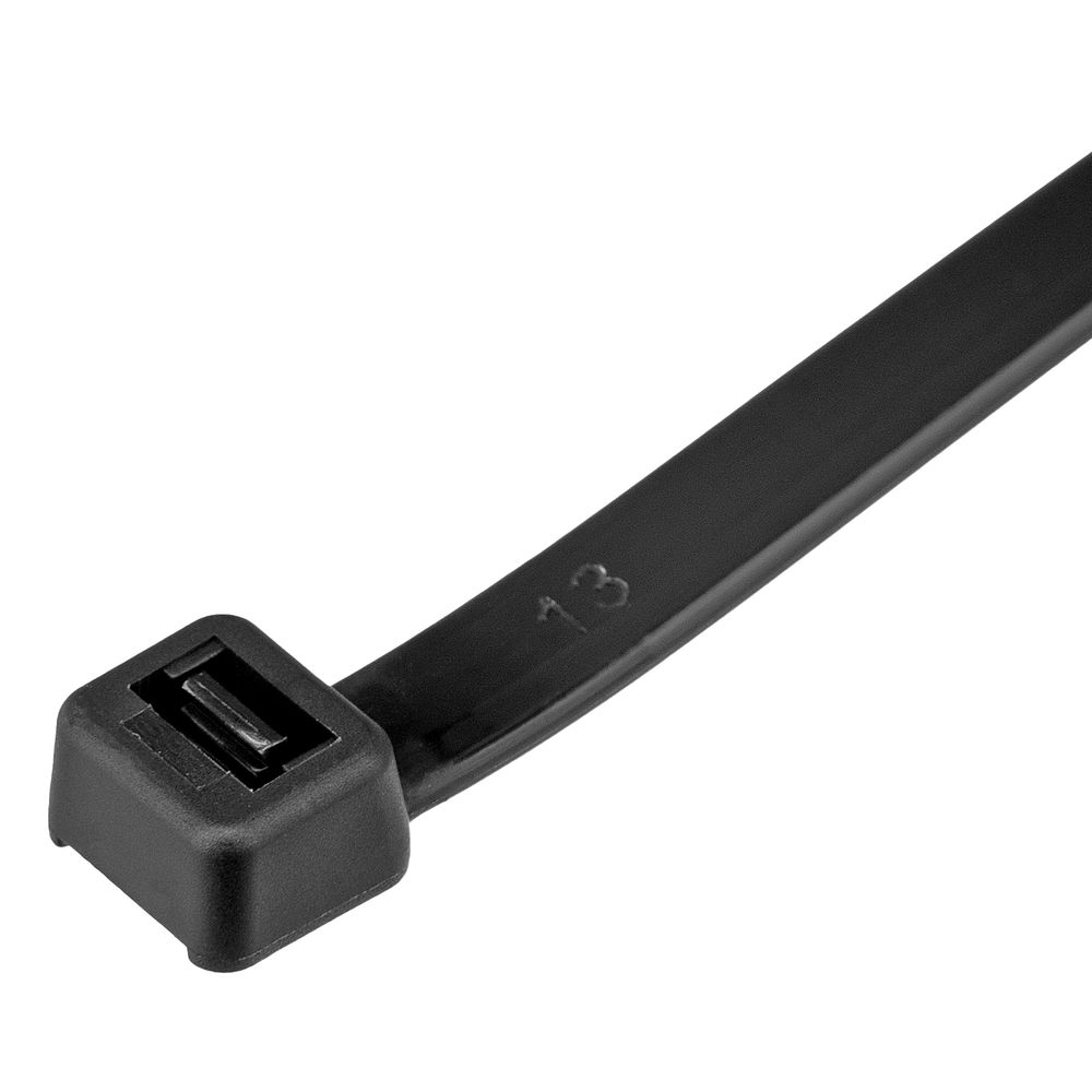 Хомуты, 400 х 8 мм, пластиковые, черные, 50 шт Сибртех (45581)