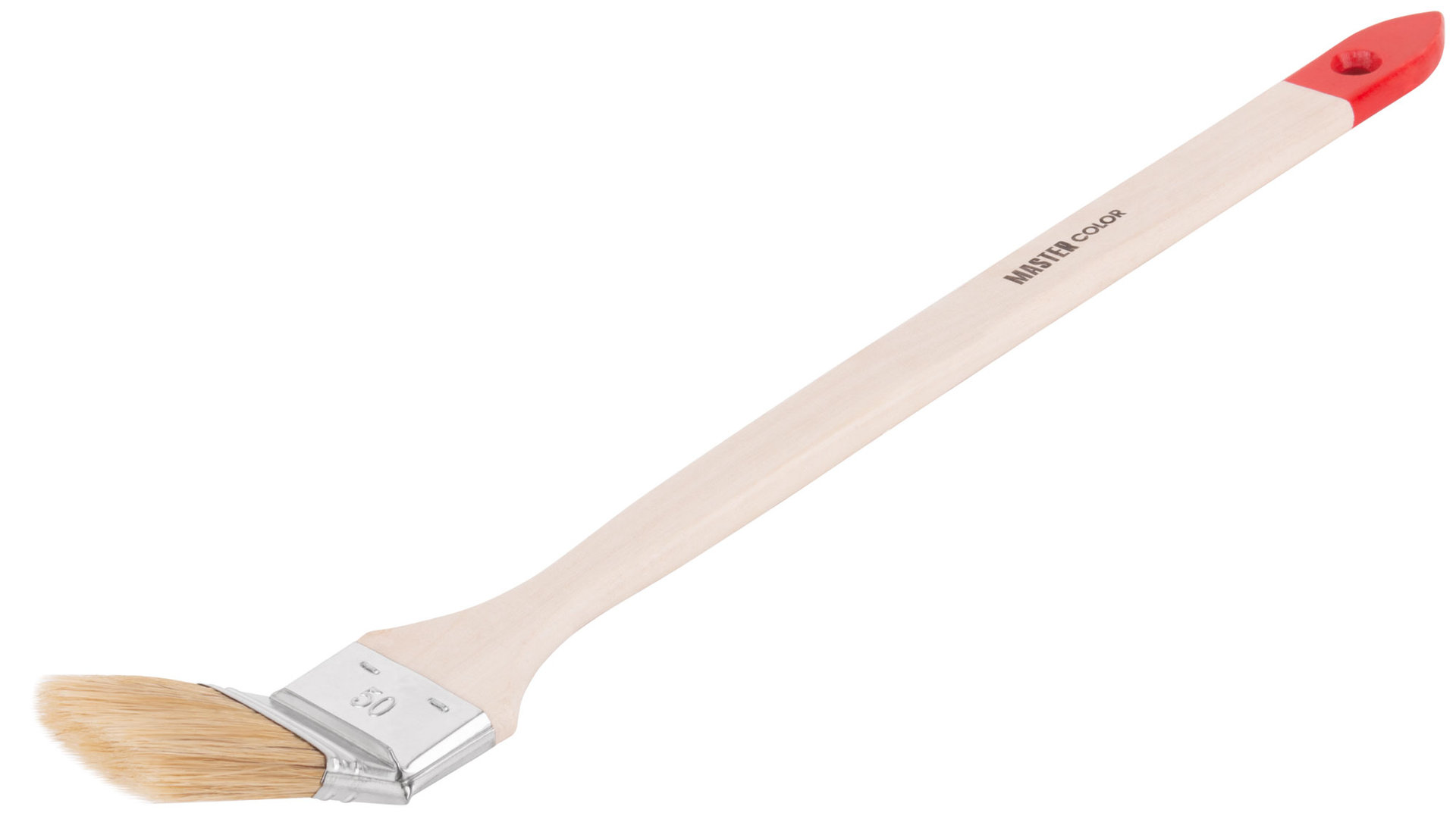 Кисть радиаторная, толщ. 12 мм, натур. щетина, нерж. обжим, дерев. ручка, ширина 50 мм (30-0303)