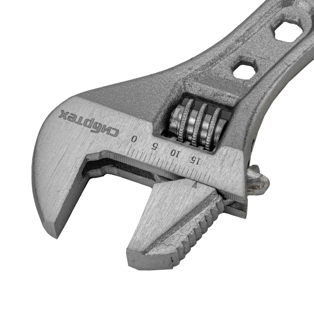 Ключ разводной, 150мм, переставная губка, 2-х комп. рукоятка Сибртех