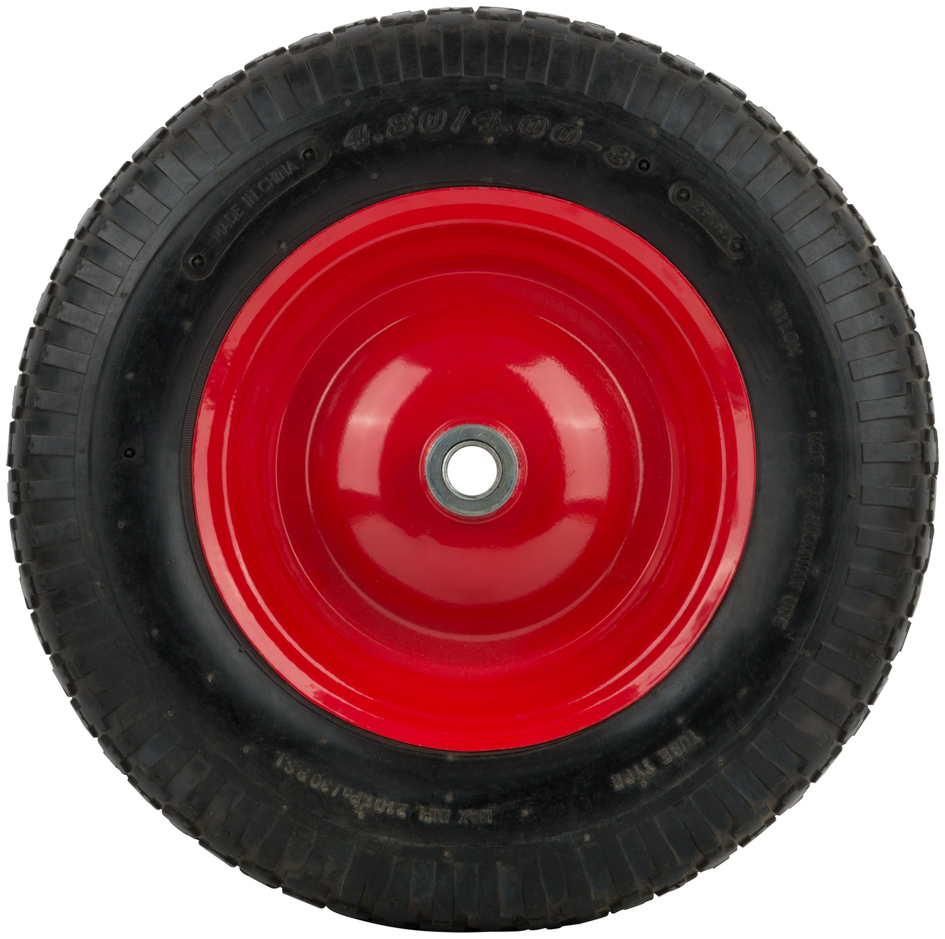 Колесо запасное 400х90x230 мм для тачки 77557 ( 4,80/4,00-8 ) ( посадка ширина 90 мм, диаметр 20 мм ) (77567)