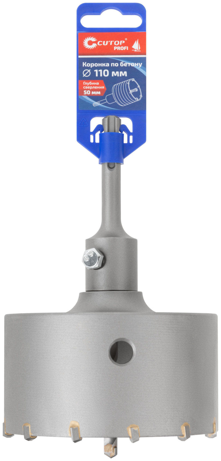 Коронка по бетону SDS Plus, 110 мм, Cutop Profi (43-882)