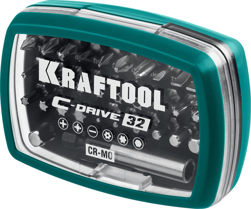 Набор многофункциональных бит C-Drive, 32 шт KRAFTOOL 26067-H32