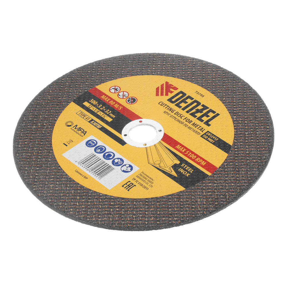 Круг отрезной по металлу, 300 х 3,2 х 32 мм, A30TBF// Denzel (73795)