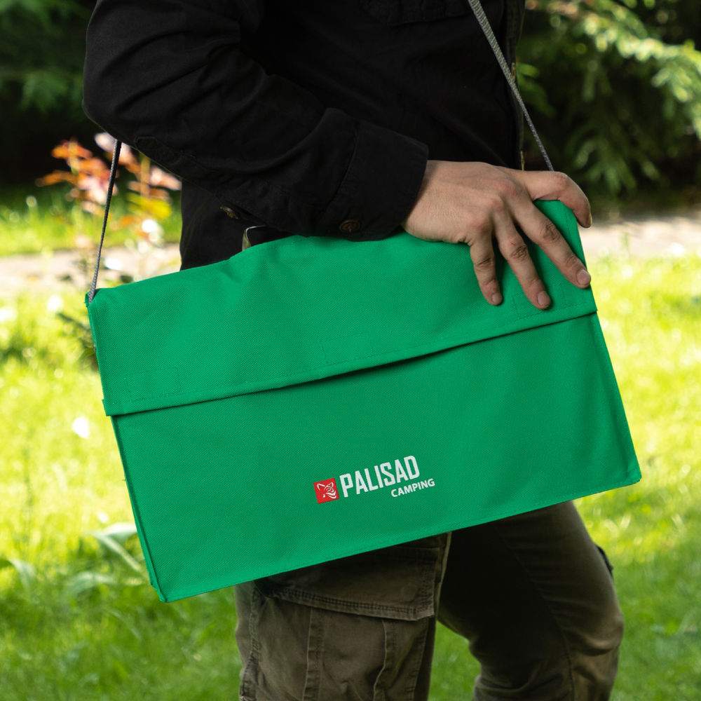 Мангал-дипломат в сумке 410 x 280 x 125, 1.5 мм, 6 шампуров в комплекте, Camping Palisad (69538)