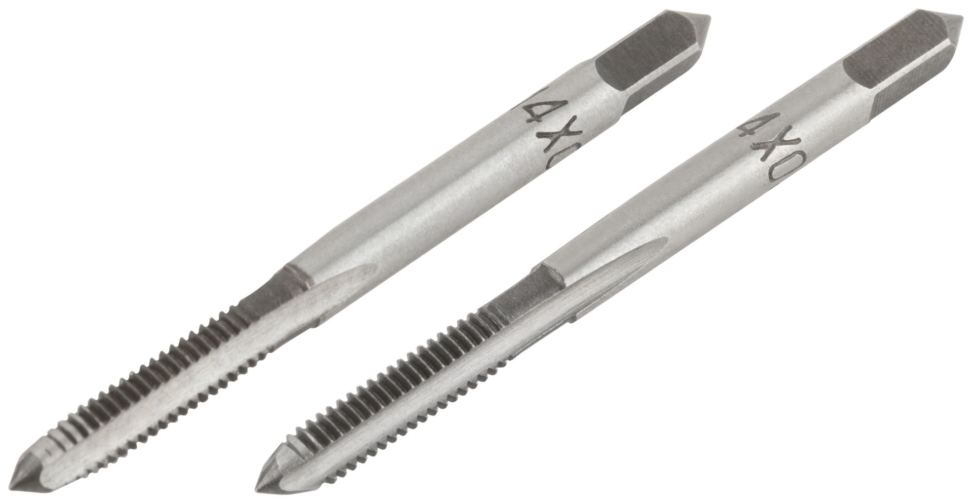 Метчики метрические, легированная сталь, набор 2 шт. М4х0,7 мм