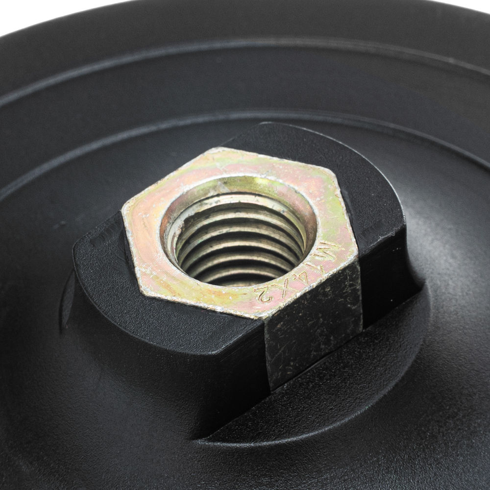 Насадка для дрели и УШМ с липучкой, 125 мм, твердая Matrix (76230)