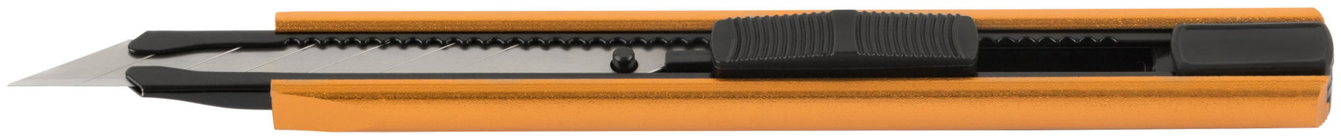 Нож технический 9 мм усиленный, металлический корпус (10215)