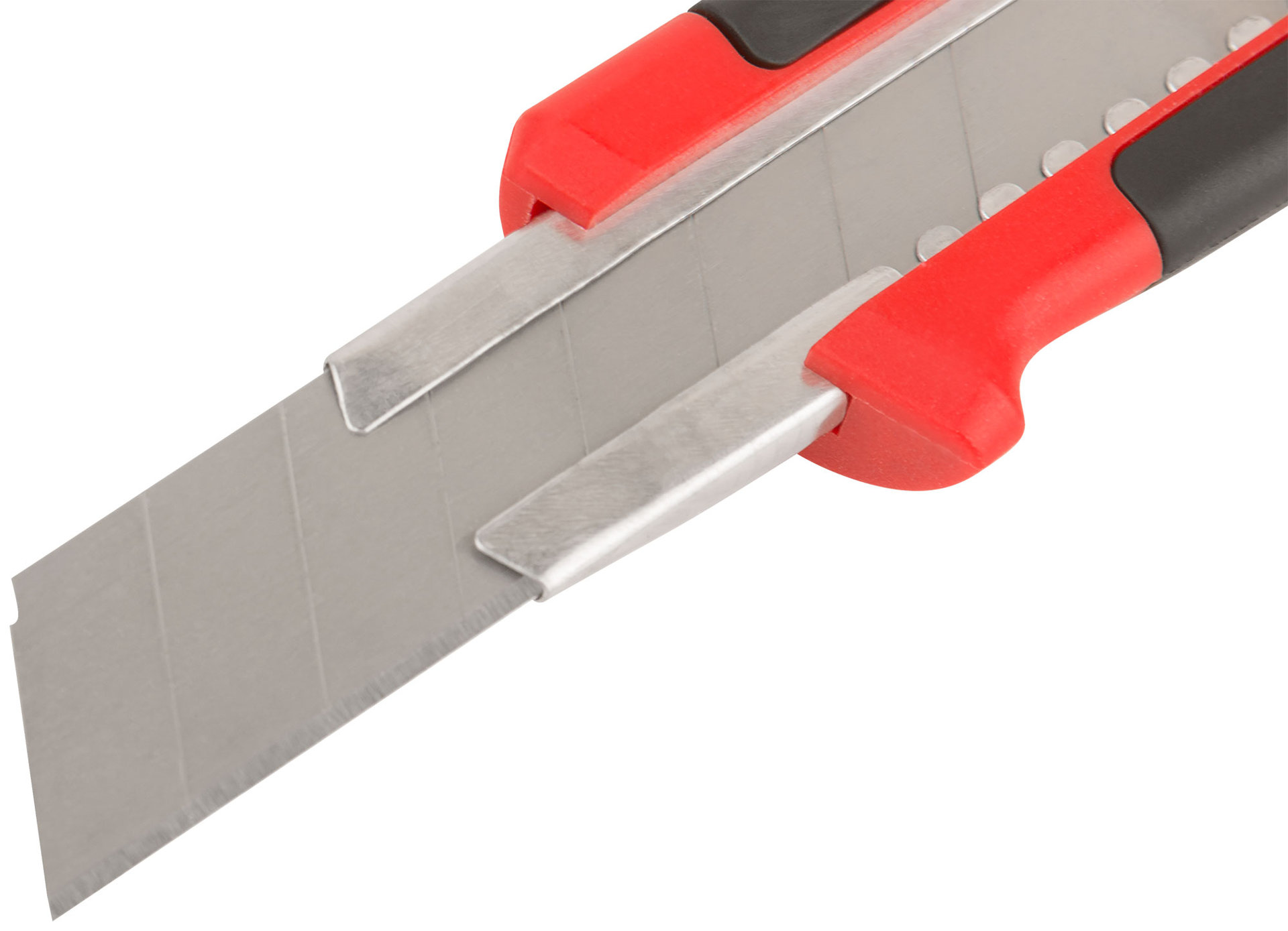 Нож технический Тренд 18 мм усиленный, прорезиненный (10174)