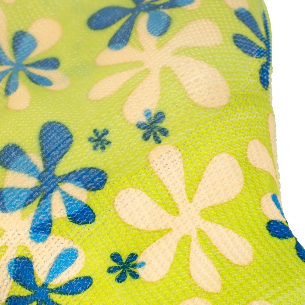 Перчатки садовые из полиэстера с нитрильным обливом, зеленые, S Palisad (67741)