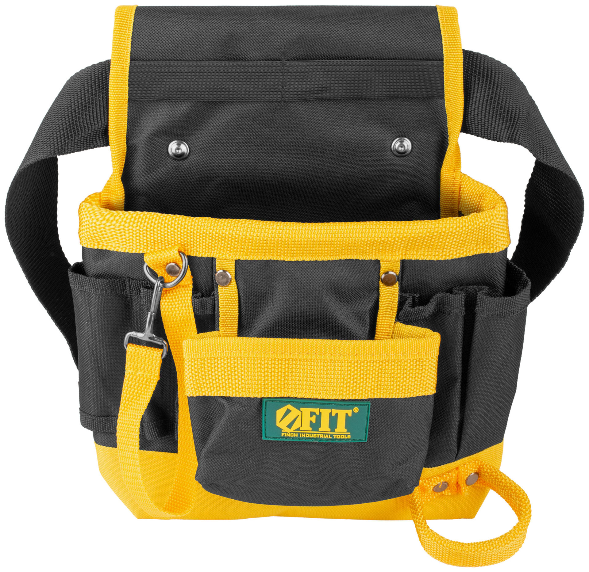 Пояс для инструмента одинарный, полиэстер, 7 отделений, 2 петли для инструмента