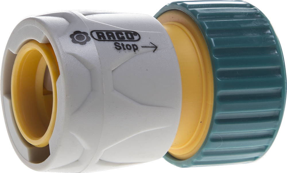Быстросъемный соединитель для шланга ORIGINAL 3/4, с автостопом, из ABS пластика RACO 4250-55206T