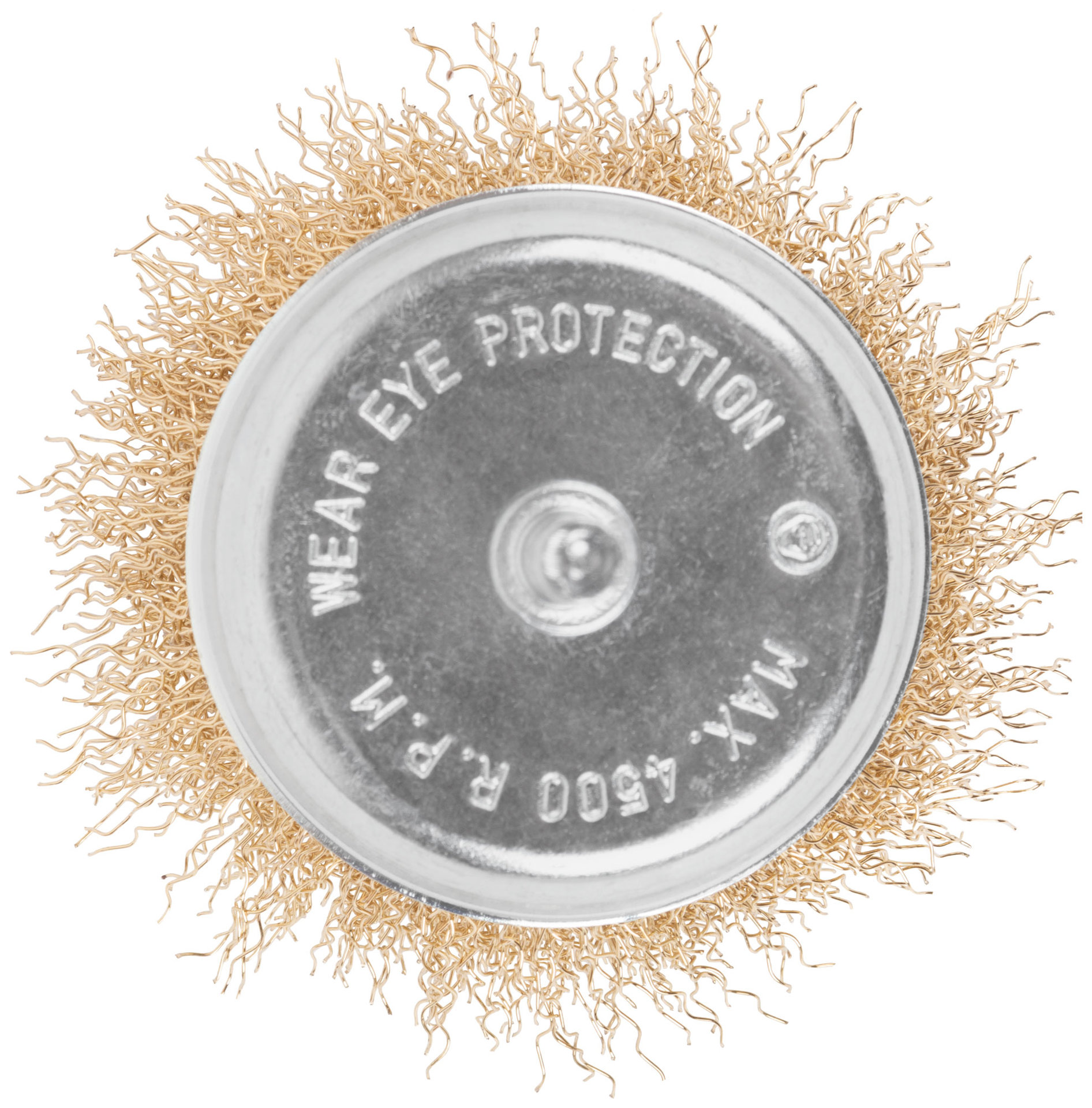 Щетка для дрели, тип Чашка, латун. витая проволока 0,3 мм, 75 мм, блистер, CUTOP Profi (82-912)