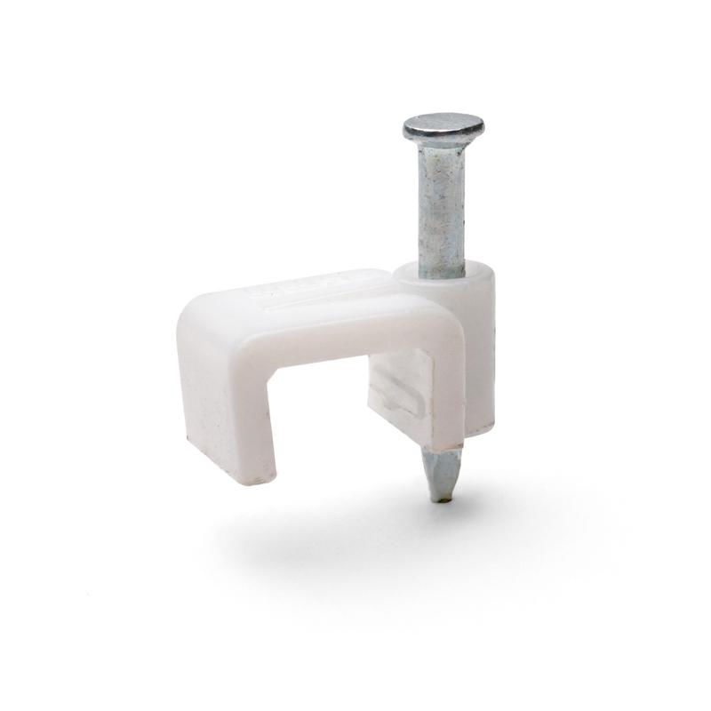 Скоба пластиковая СПП 8 (40шт) (Fortisflex) (49452)