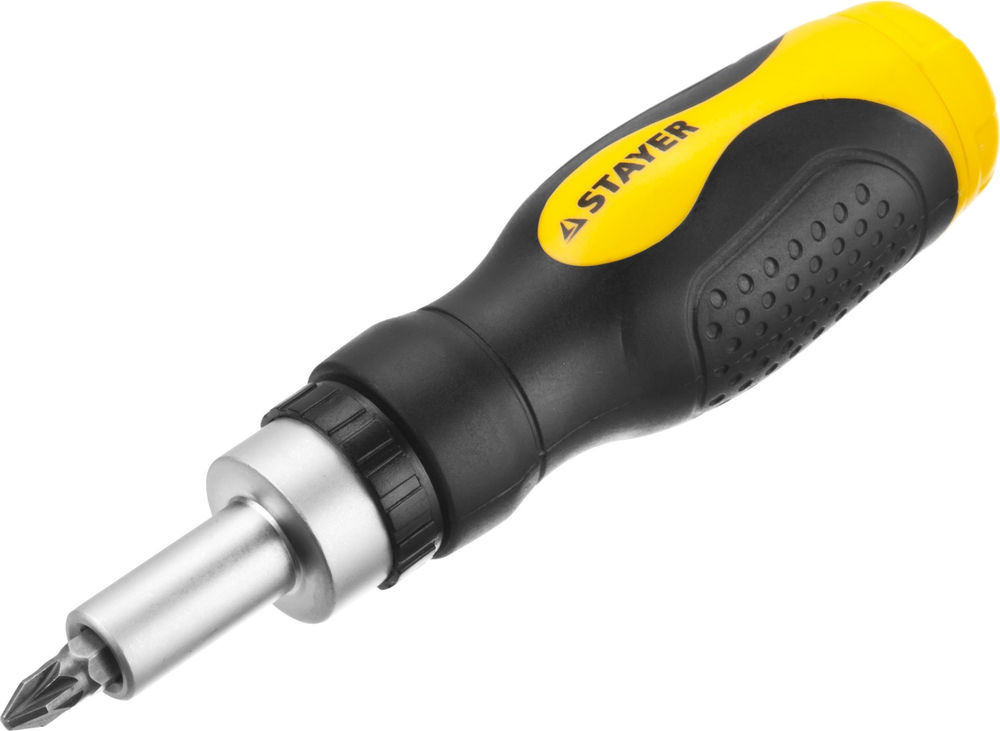 Отвертка реверсивная с насадками 43 предм. T-Compact-43 STAYER 25084-H43