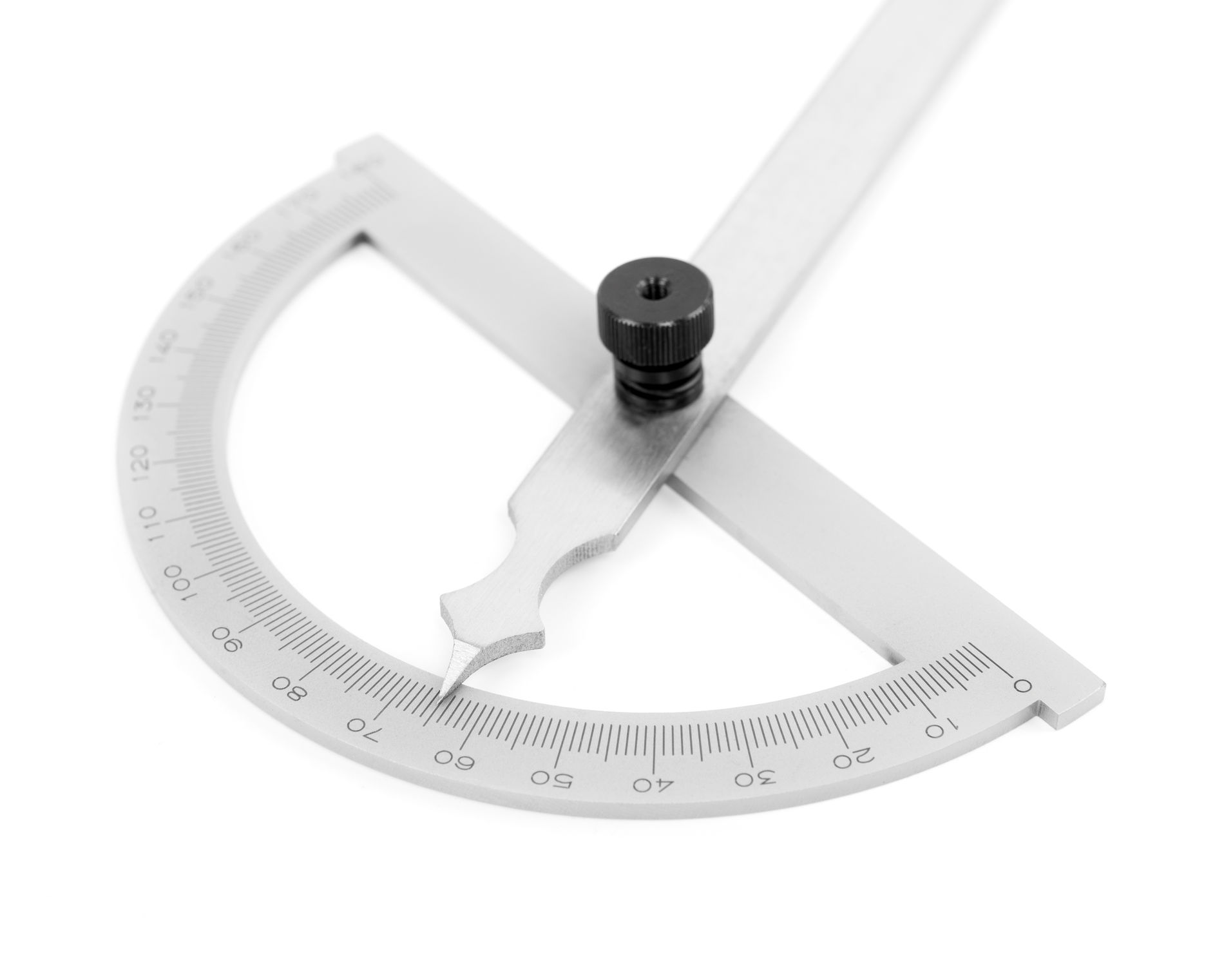 Угломер-транспортир мод. УТ-180 0-180° (120х150мм, 1°) (ГРСИ №93019-24) Мicron